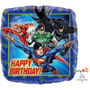 Justice League Happy Birthday Standard 45cm Foil Balloon