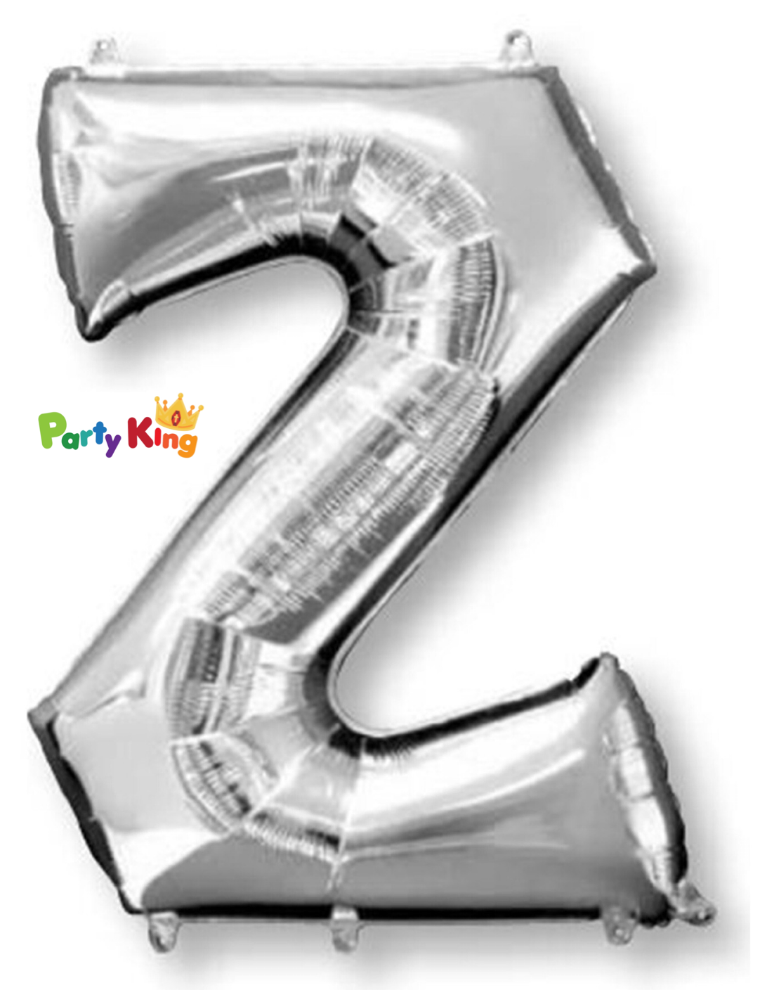 Silver Letter “Z” Foil Balloon 16” (35cm)