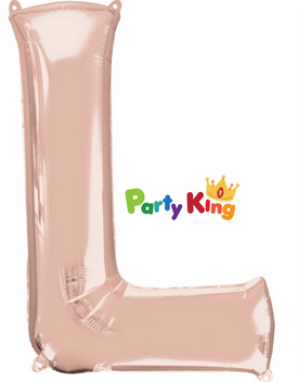 Rose Gold Letter “L” Foil Balloon 16” (35cm)