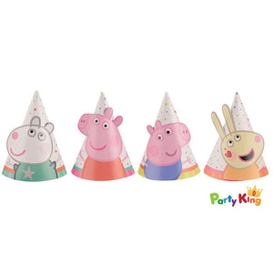 Peppa Pig Confetti Party Mini Cone Hats