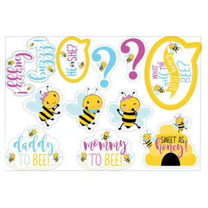 Gender Reveal What Will It Bee? Cutouts  Assorted