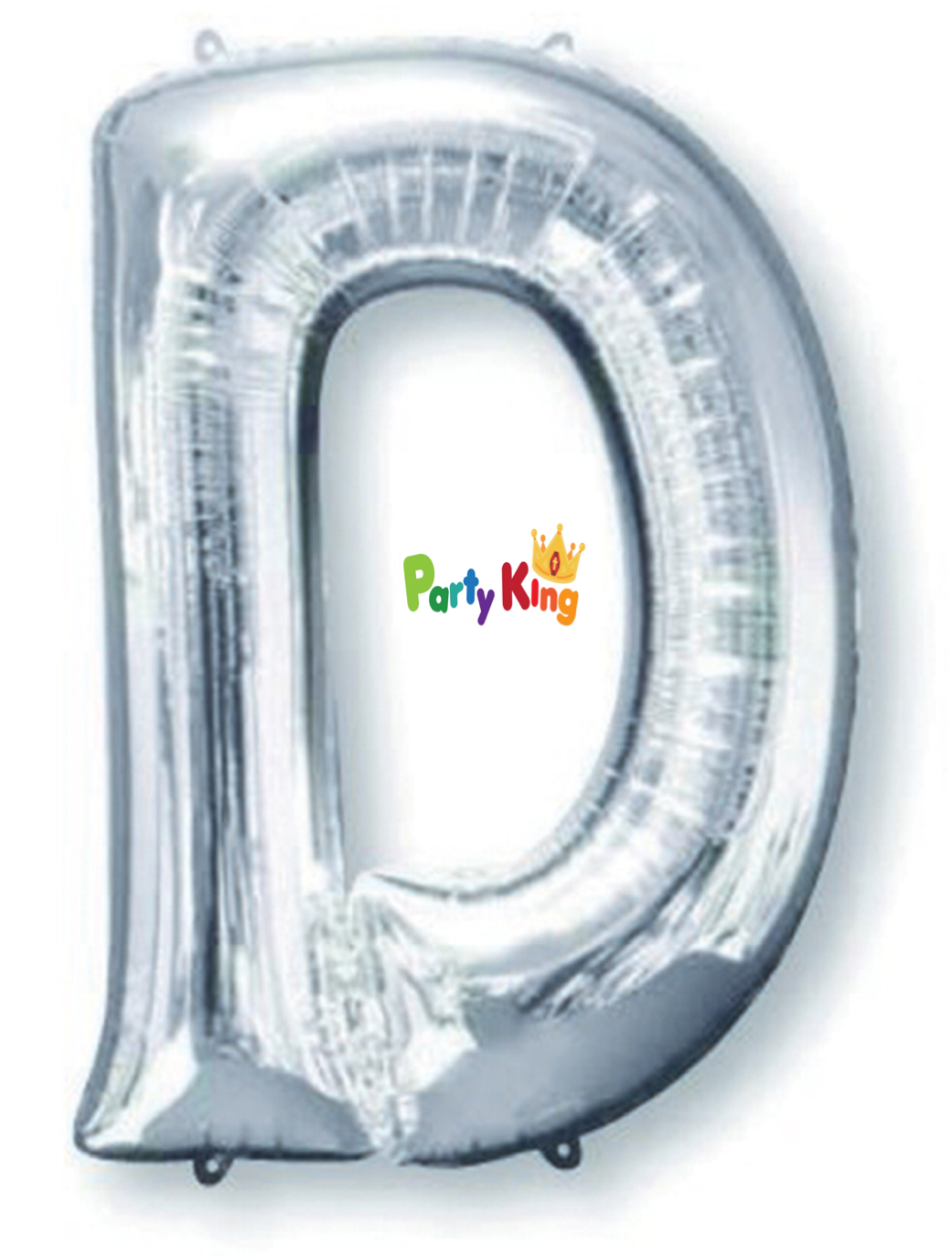 Silver Letter “D” Foil Balloon 16” (35cm)
