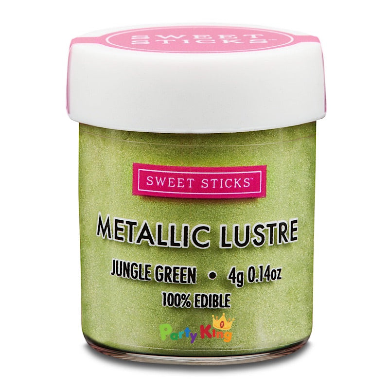 Metallic Lustre Jungle Green Sweet Sticks