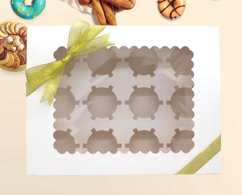 12 Holder Cupcake Box