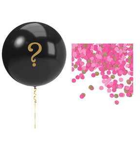 Gender Reveal Balloon with Pink Confetti Kit