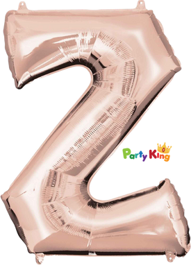 Rose Gold Letter “Z” Foil Balloon 16” (35cm)