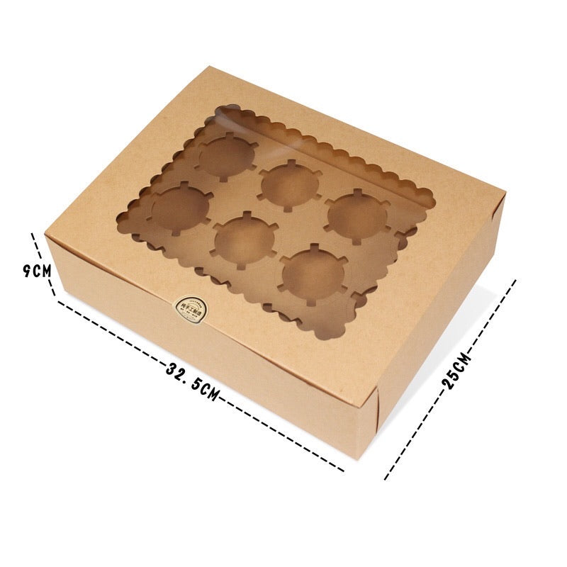 12 Holder Cupcake Box